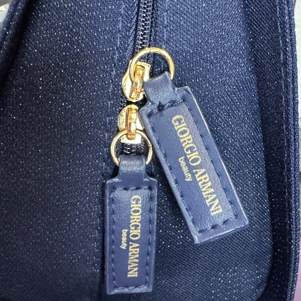 Georgio Armani Navy Evening Clutch - Picture 7 of 10
